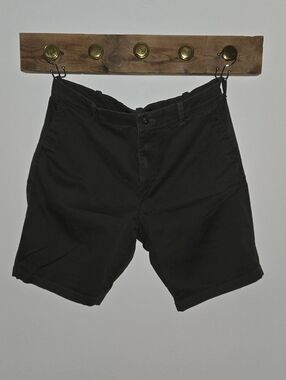 Express Men's Dark Green Casual Shorts